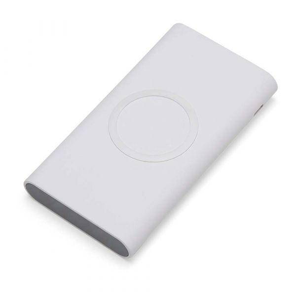 04050 Power Bank 8000mAh com Carregamento via Indução ou via Cabo