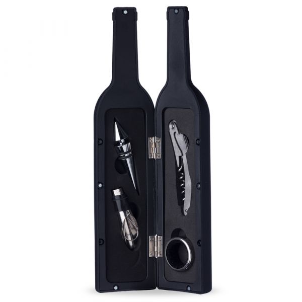 12384 Kit Vinho Garrafa 4 peças