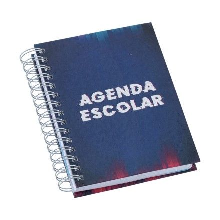 Agenda Escolar Capa Estampada Futuristica