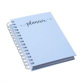 Planner Feminino em Wire-o Azul